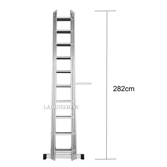 30 STEPS ALUMINIUM TRIPLE EXTENSION LADDER